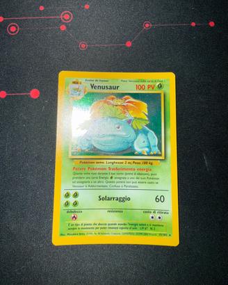 Venusaur set base holo italiano