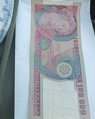 banconota italiana 100 milalire botticelli