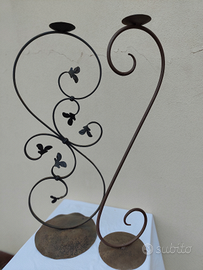 Portacandela in ferro