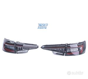 FANALI PER AUDI A4 S4 B9 8W SEDAN 15- LED NERO FUM