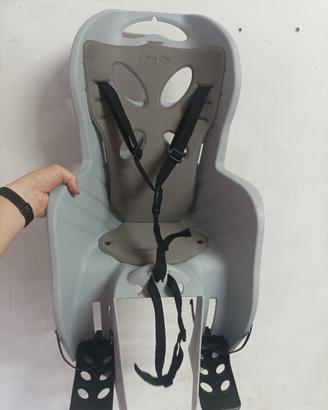 Seggiolino posteriore bici per bambino 22 kg