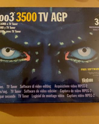 3DFx Voodoo 3 3500 TV AGP NUOVA SIGILLATA Vintage
