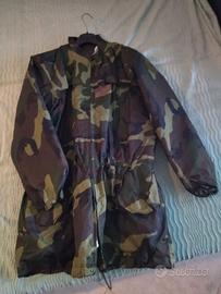 Giacca mimetica militare EI + piumino, tg 48 EXL