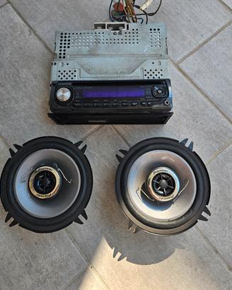 Stereo auto Kenwood completo casse