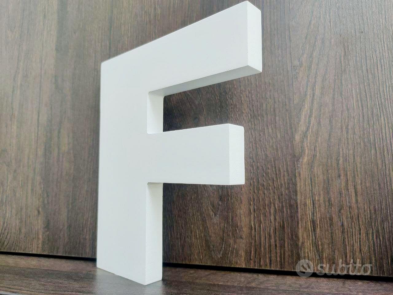 LETTERE ALFABETO IN LEGNO ABETE PER DECOUPAGE MISURE CM.H12 X L5,5 X S