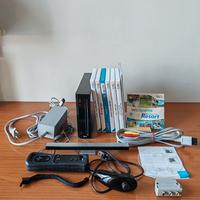 Lotto console Nintendo Wii nera + 7 giochi