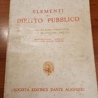 Testo universitario 'Elementi di diritto pubblico'