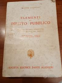 Testo universitario 'Elementi di diritto pubblico'