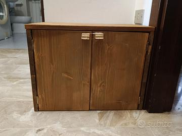 Scarpiera in legno massello personalizzabile 