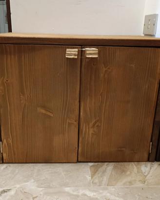 Scarpiera in legno massello personalizzabile 