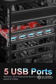 Scheda di espansione da PCI-E a USB 3.0