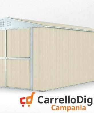 Box garage auto in Acciaio 327x611cm 19mq avorio