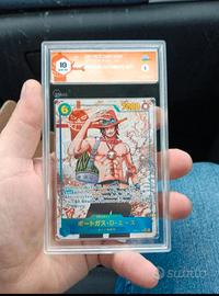 Carta One piece  portgas D ace