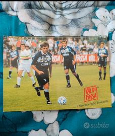Cartolina Vintage Calcio LAZIO Ritiro Val di Fassa