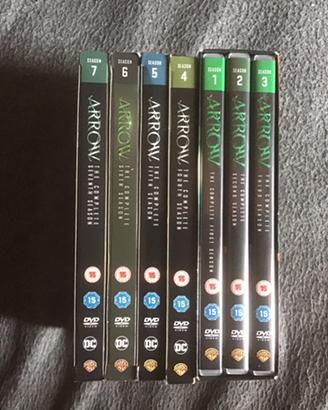 Arrow stagioni 1-7 uk dvd boxsets