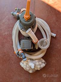 Pompa con filtro a sabbia