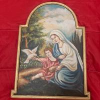 Dipinto Madonna con bambino