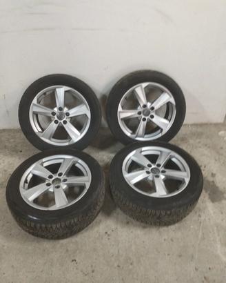 Cerchi e gomme Audi q2 da 215/55/17