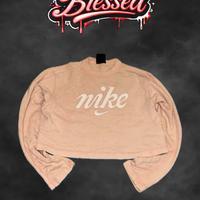 Felpa Nike corta rosa XS