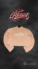 Felpa Nike corta rosa XS