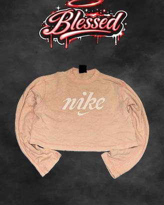 Felpa Nike corta rosa XS