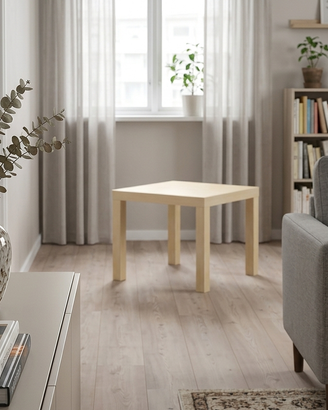 Tavolino Ikea Lack color betulla - 55x55 cm