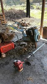 lavori con motozappa decespugliatore motosega