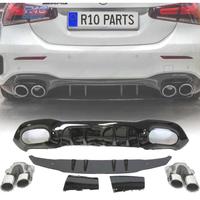 DIFFUSORE MERCEDES CLASSE A V177 AMG 18- SEDAN LOO