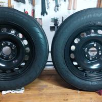No 2 CERCHI IN ACCIAIO 14" PER FIAT PANDA 3^ SERIE
