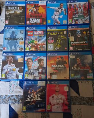 Giochi PS4 (vendibili anche separatamente) Info⬇️