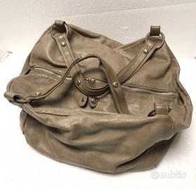Grande borsa  in vera pelle