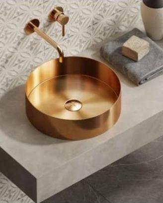 Lavabo da appoggio Rose Gold l Venus Art.BB6802-BR