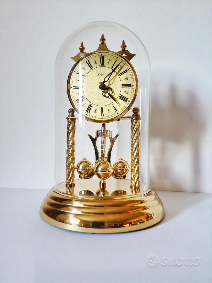 Orologio in ottone con campana di vetro Royale Arredamento e Casalinghi In vendita a Macerata
