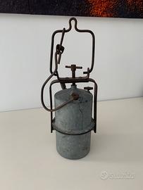 Lampada da minatore anni primi 900
