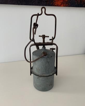 Lampada da minatore anni primi 900