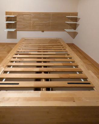 Letto e testata Ikea Mandal piazza e mezzo