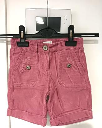 Pantaloncini bambina 3/4 anni
