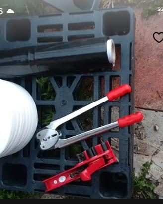 reggiatrice pallet plastica per imballare 