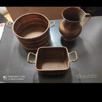 Antiquariato oggetti in rame 