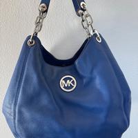 Borsa Michael Kors in pelle blu