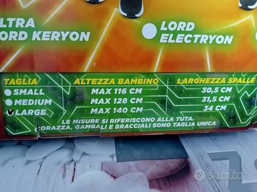 Vestito di carnevale gormiti nuovo euro 10