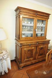 Credenza doppio corpo francese