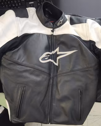 giacca moto pelle alpinestar