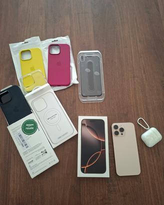 Iphone 16 pro max 256 GB + set