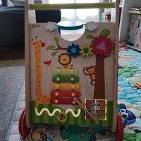 Carrellino Primi passi in legno, Classic World