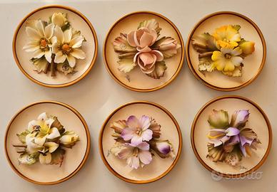 PIATTINI  CAPODIMONTE PORCELLANA