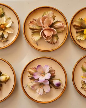 PIATTINI  CAPODIMONTE PORCELLANA