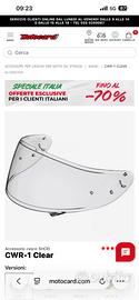 Visiera shoei CWR-1 Clear