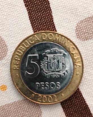 Rep. Dominicana-5 pesos(2002)