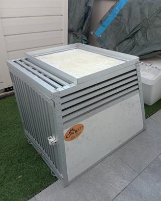 Gabbia cane per macchina